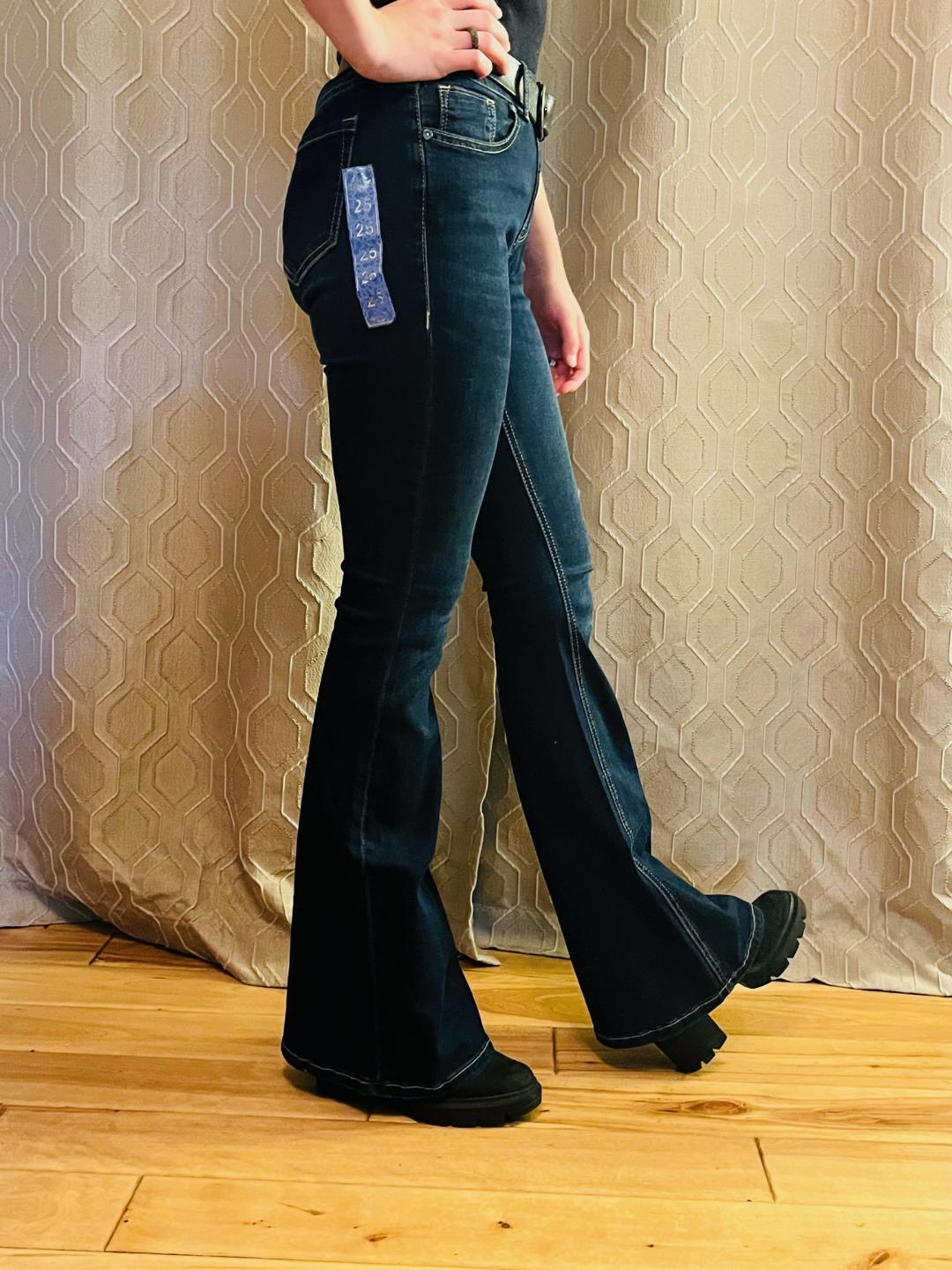 Grace in LA dark wash jeans