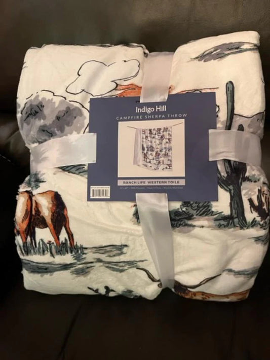 Longhorn Color Throw