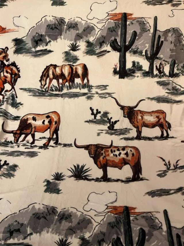 Longhorn Color Throw