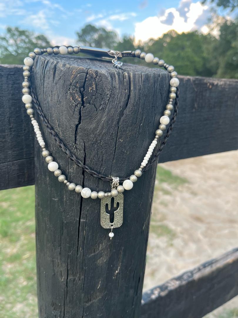 Desert Moon Cactus Necklace
