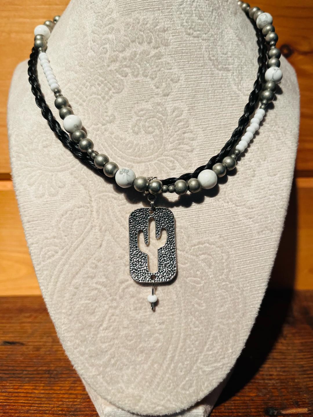 Desert Moon Cactus Necklace