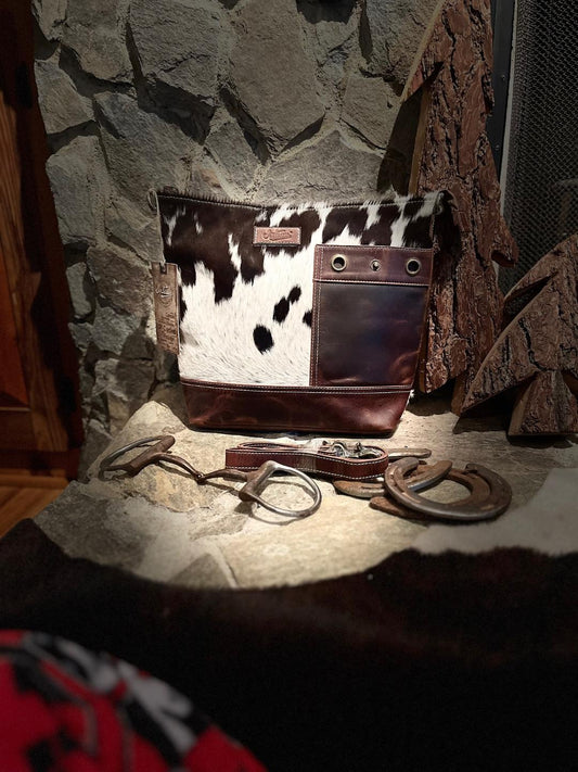Parker Brown Cowhide Shoulder bag
