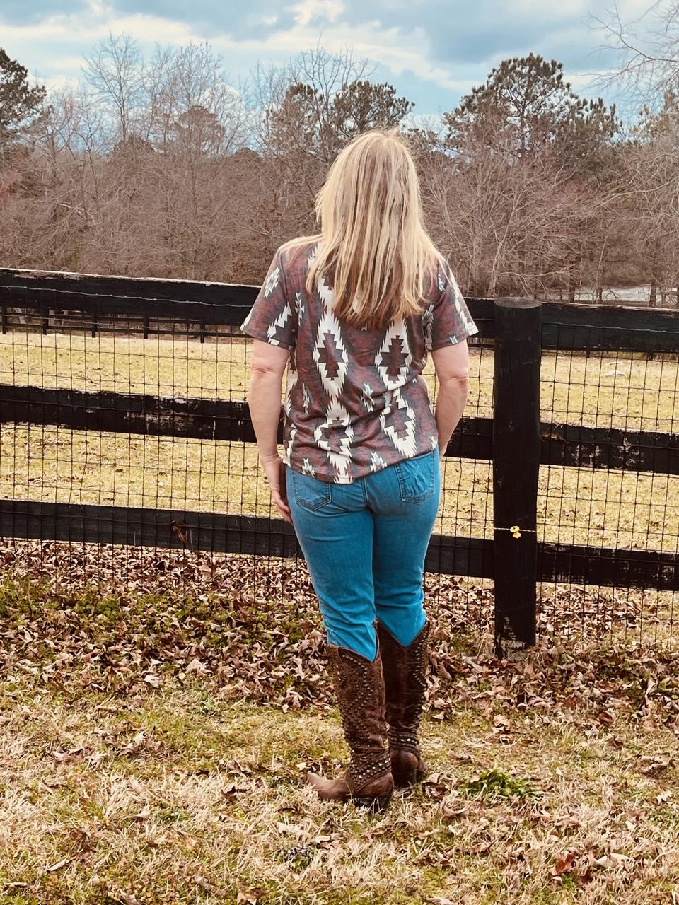 Aztec Kingdon Top by Sterling Kreek