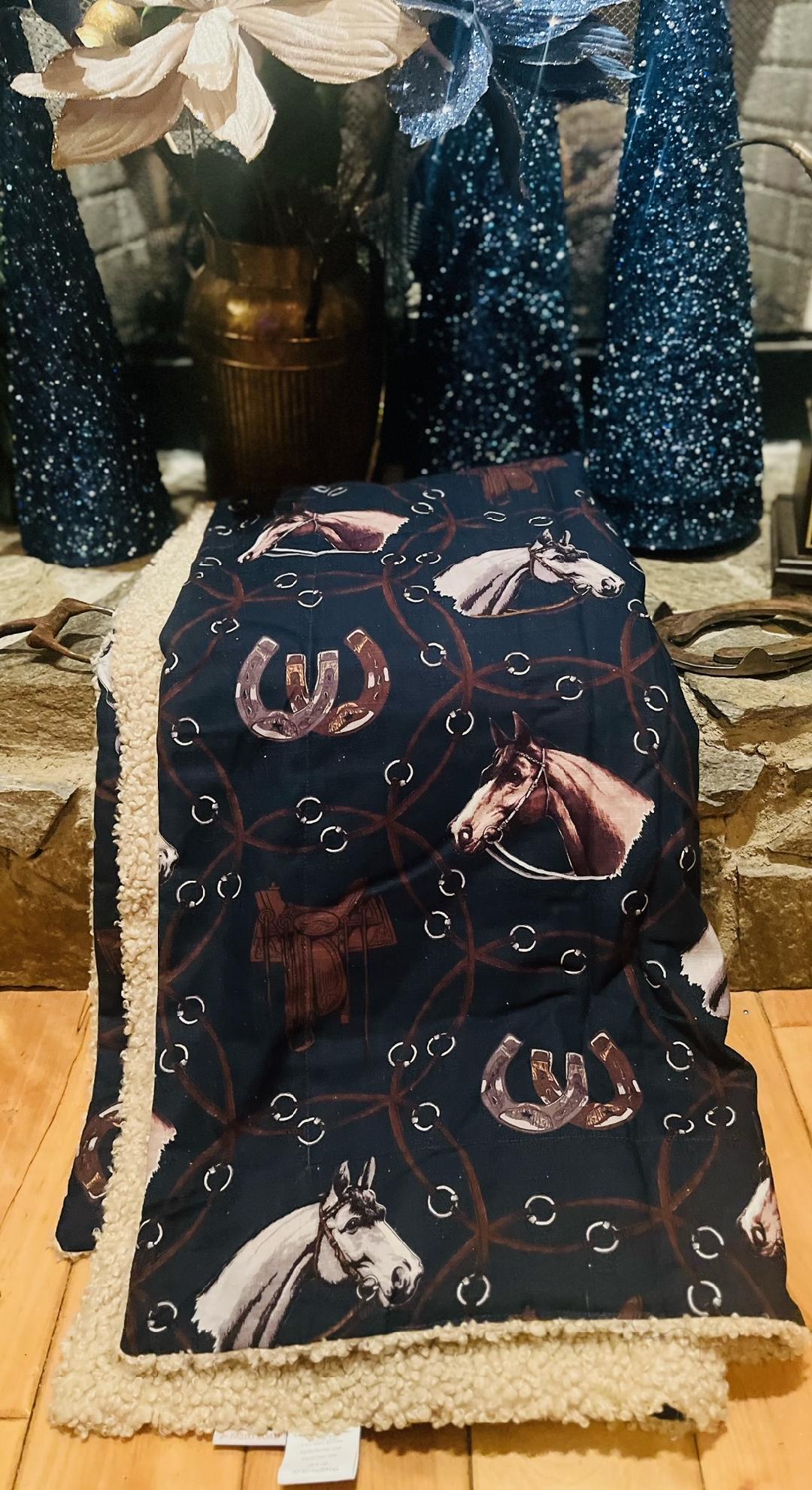 The Saratoga Horse Throw