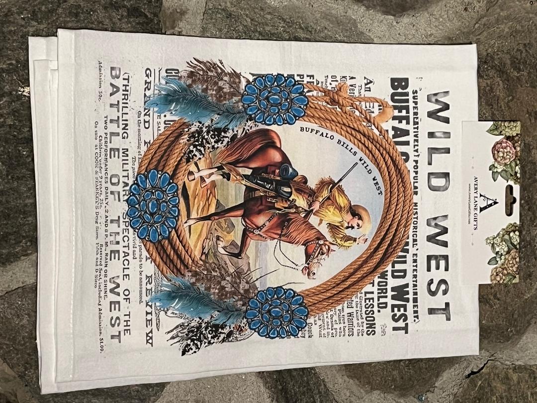 Western life Tea towels