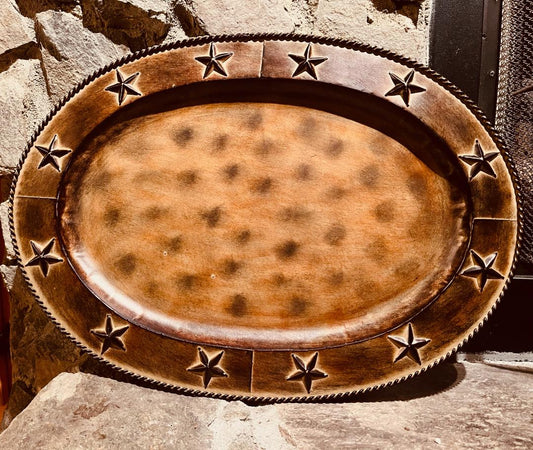 Texas Brown Serving tray