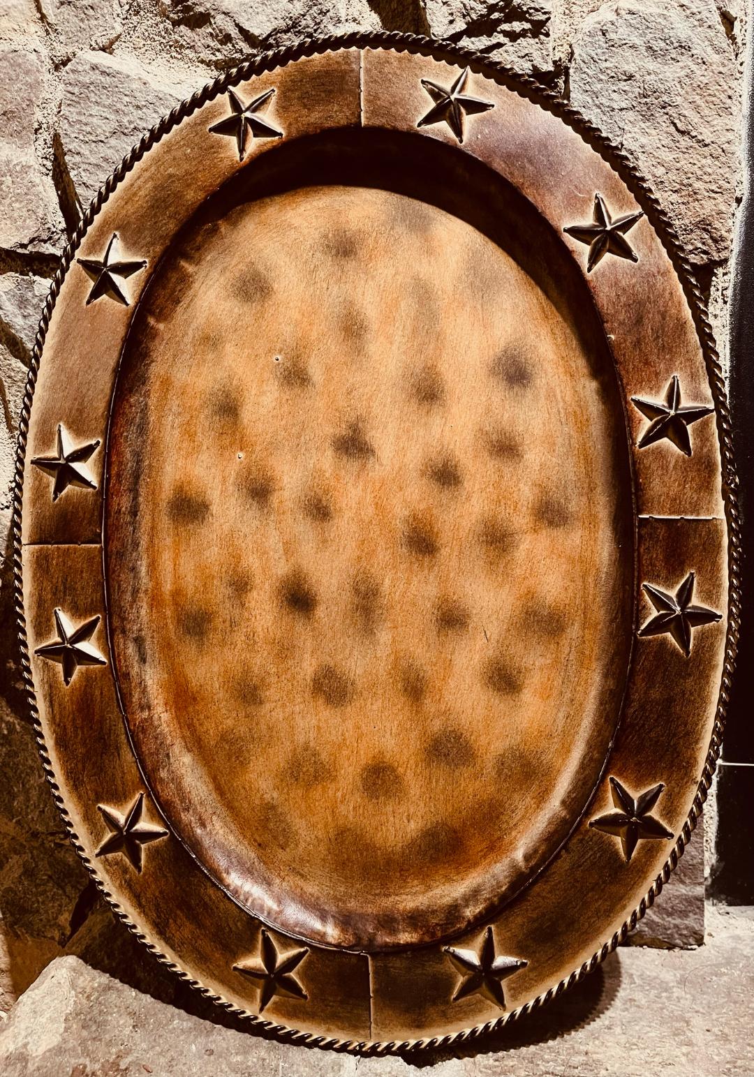 Texas Brown Serving tray