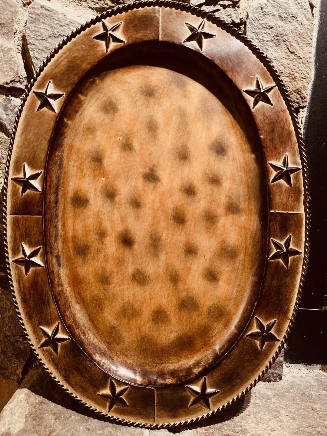 Texas Brown Serving tray