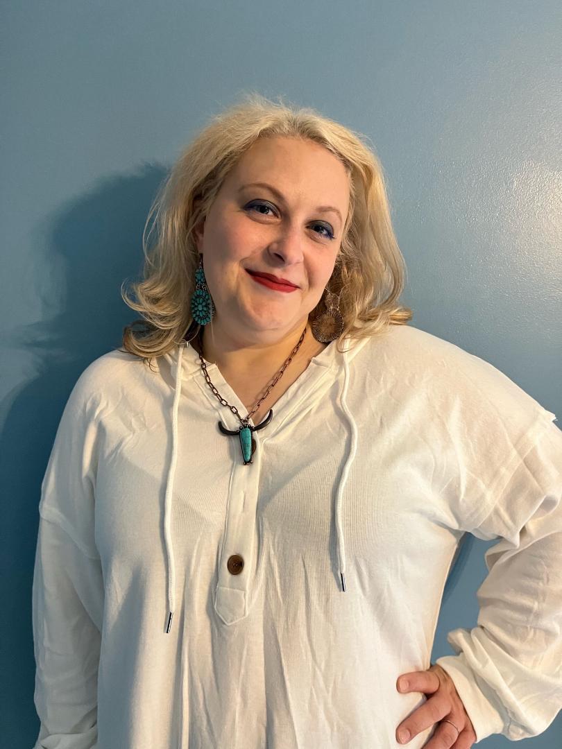 Copper Longhorn necklace