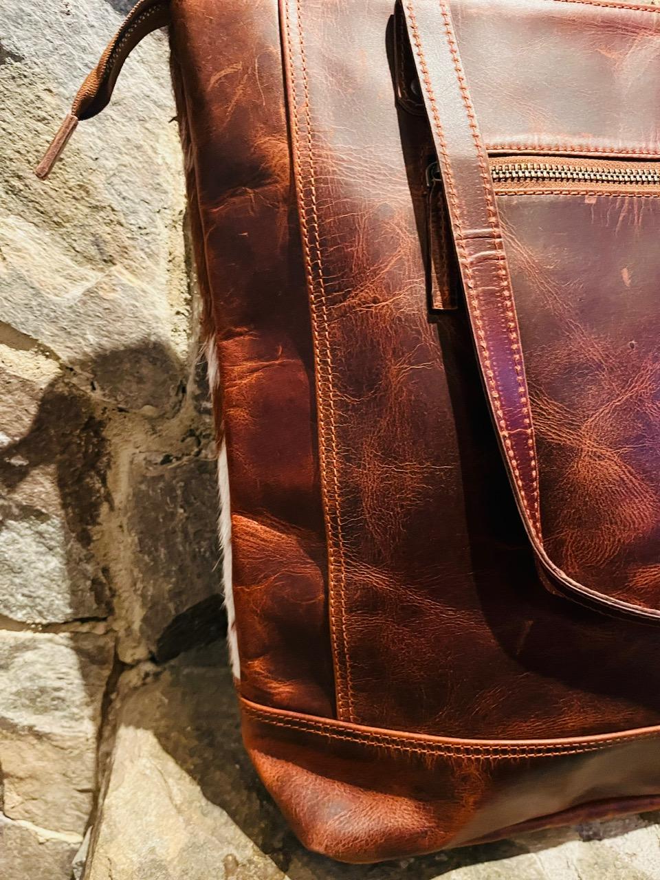 Rustic Brown Genuine Leather bag